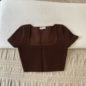 Aritzia Sculpt Knit Top